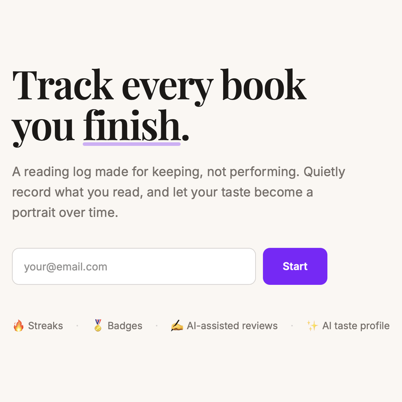 Reading Log