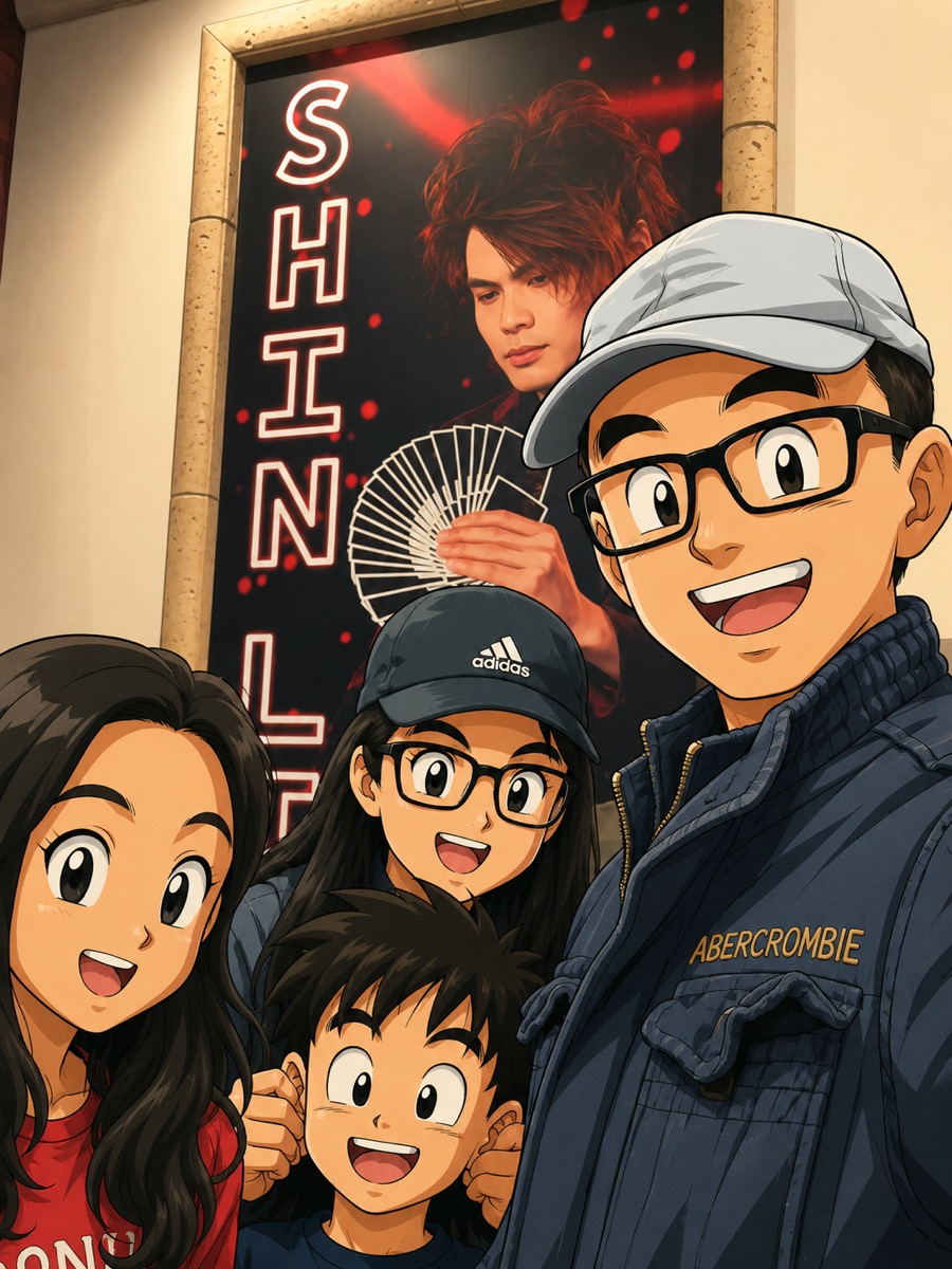Shin Lim 演出前合影