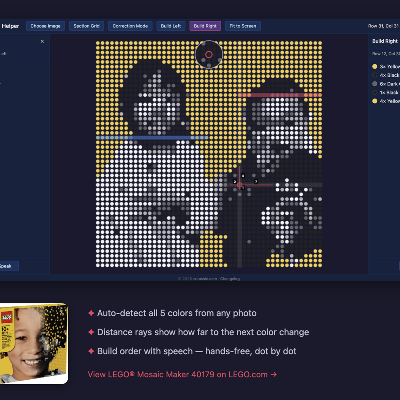 LEGO Mosaic Helper