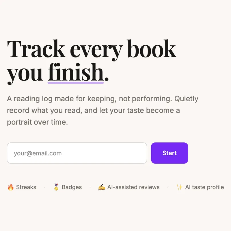 Reading Log